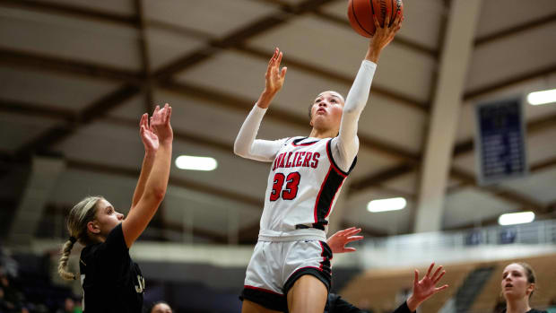 Clackamas Jesuit 6A Oregon girls basketball quarterfinal 2024 Naji Saker-127